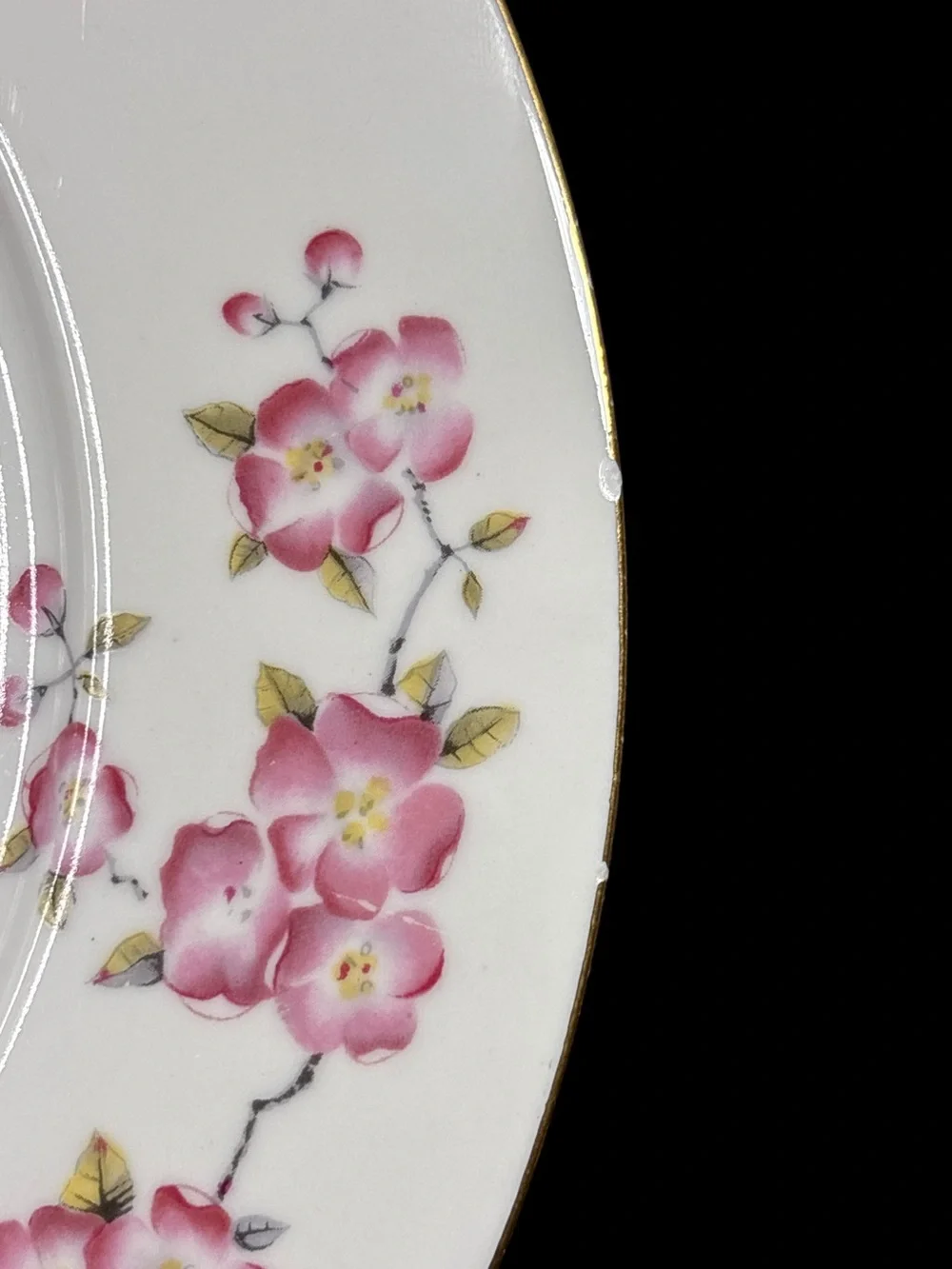 Ćmielów vintage porcelain dinner plate set of 3